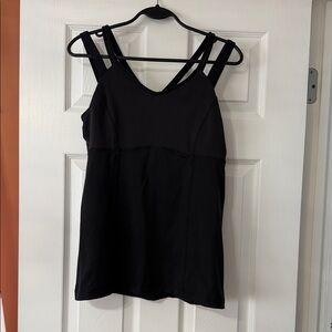 Lululemon Black Strappy Tank Top